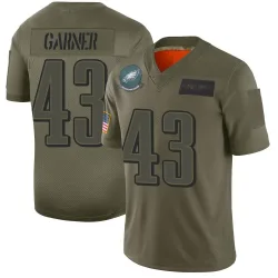 Men's Mekhi Garner Philadelphia Eagles No.43 Limited 2019 Salute to Service Jersey - Camo