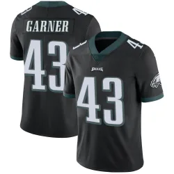 Men's Mekhi Garner Philadelphia Eagles No.43 Limited Alternate Vapor Untouchable Jersey - Black