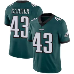 Men's Mekhi Garner Philadelphia Eagles No.43 Limited Midnight Team Color Vapor Untouchable Jersey - Green