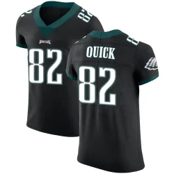 Men's Mike Quick Philadelphia Eagles No.82 Elite Alternate Vapor Untouchable Jersey - Black