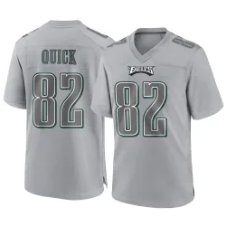 Men's Mike Quick Philadelphia Eagles No.82 Game Atmosphere Fashion Jersey - Gray