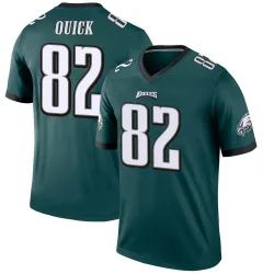 Men's Mike Quick Philadelphia Eagles No.82 Legend Jersey - Green