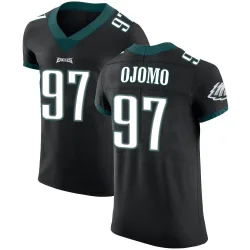 Men's Moro Ojomo Philadelphia Eagles No.97 Elite Alternate Vapor Untouchable Jersey - Black