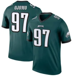 Men's Moro Ojomo Philadelphia Eagles No.97 Legend Jersey - Green