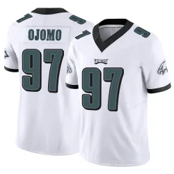 Men's Moro Ojomo Philadelphia Eagles No.97 Limited Vapor F.U.S.E. Jersey - White