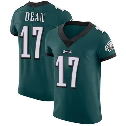 Men's Nakobe Dean Philadelphia Eagles No.17 Elite Midnight Team Color Vapor Untouchable Jersey - Green