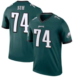 Men's Ndamukong Suh Philadelphia Eagles No.74 Legend Jersey - Green
