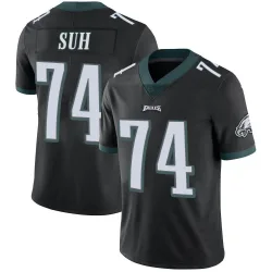 Men's Ndamukong Suh Philadelphia Eagles No.74 Limited Alternate Vapor Untouchable Jersey - Black