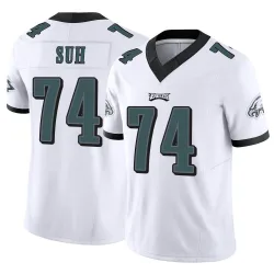 Men's Ndamukong Suh Philadelphia Eagles No.74 Limited Vapor F.U.S.E. Jersey - White