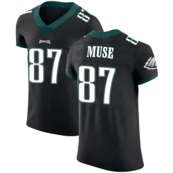 Men's Nick Muse Philadelphia Eagles No.87 Elite Alternate Vapor Untouchable Jersey - Black