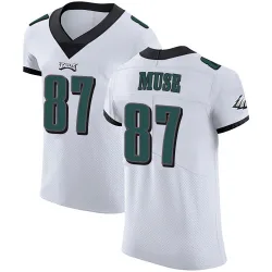 Men's Nick Muse Philadelphia Eagles No.87 Elite Vapor Untouchable Jersey - White