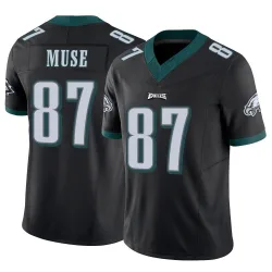 Men's Nick Muse Philadelphia Eagles No.87 Limited Vapor F.U.S.E. Jersey - Black