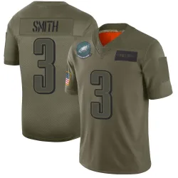 Men's Nolan Smith Jr. Philadelphia Eagles No.3 Limited 2019 Salute to Service Jersey - Camo