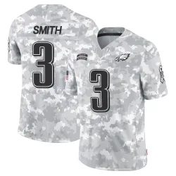 Men's Nolan Smith Jr. Philadelphia Eagles No.3 Limited 2024 Salute to Service Jersey - Arctic Camo