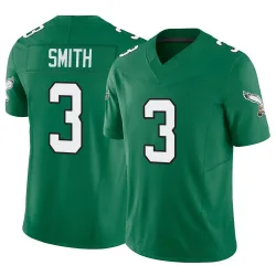 Men's Nolan Smith Jr. Philadelphia Eagles No.3 Limited Kelly Alternate Vapor F.U.S.E. Jersey - Green