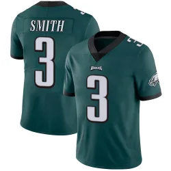 Men's Nolan Smith Jr. Philadelphia Eagles No.3 Limited Midnight Team Color Vapor Untouchable Jersey - Green