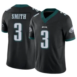 Men's Nolan Smith Jr. Philadelphia Eagles No.3 Limited Vapor F.U.S.E. Jersey - Black