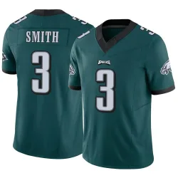 Men's Nolan Smith Jr. Philadelphia Eagles No.3 Limited Vapor F.U.S.E. Jersey - Green