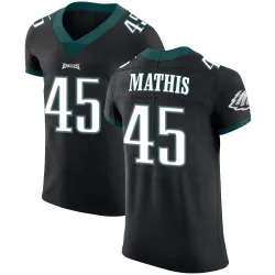 Men's Ochaun Mathis Philadelphia Eagles No.45 Elite Alternate Vapor Untouchable Jersey - Black