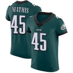 Men's Ochaun Mathis Philadelphia Eagles No.45 Elite Midnight Team Color Vapor Untouchable Jersey - Green