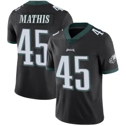 Men's Ochaun Mathis Philadelphia Eagles No.45 Limited Alternate Vapor Untouchable Jersey - Black