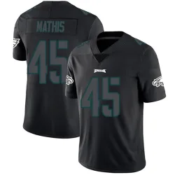 Men's Ochaun Mathis Philadelphia Eagles No.45 Limited Jersey - Black Impact