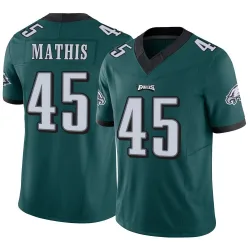 Men's Ochaun Mathis Philadelphia Eagles No.45 Limited Vapor F.U.S.E. Jersey - Green