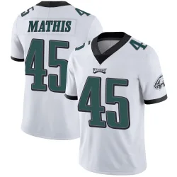 Men's Ochaun Mathis Philadelphia Eagles No.45 Limited Vapor Untouchable Jersey - White