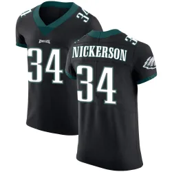 Men's Parry Nickerson Philadelphia Eagles No.34 Elite Alternate Vapor Untouchable Jersey - Black