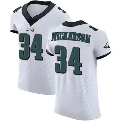 Men's Parry Nickerson Philadelphia Eagles No.34 Elite Vapor Untouchable Jersey - White