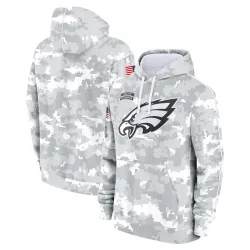 Men's Philadelphia Eagles No. 2024 Salute to Service Club Fleece Pullover Hoodie - Arctic Camo