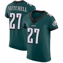 Men's Quinyon Mitchell Philadelphia Eagles No.27 Elite Midnight Team Color Vapor Untouchable Jersey - Green