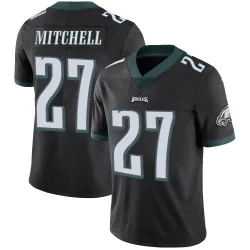 Men's Quinyon Mitchell Philadelphia Eagles No.27 Limited Alternate Vapor Untouchable Jersey - Black