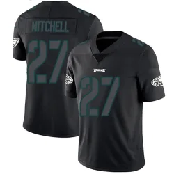 Men's Quinyon Mitchell Philadelphia Eagles No.27 Limited Jersey - Black Impact