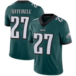 Men's Quinyon Mitchell Philadelphia Eagles No.27 Limited Midnight Team Color Vapor Untouchable Jersey - Green