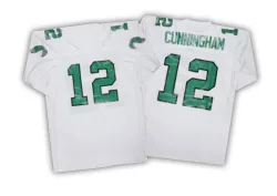 Men's Randall Cunningham Philadelphia Eagles No.12 Authentic Mitchell And Ness Jersey - White