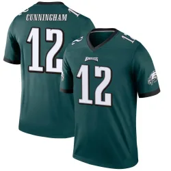 Men's Randall Cunningham Philadelphia Eagles No.12 Legend Jersey - Green