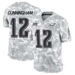 Men's Randall Cunningham Philadelphia Eagles No.12 Limited 2024 Salute to Service Jersey - Arctic Camo