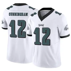 Men's Randall Cunningham Philadelphia Eagles No.12 Limited Vapor F.U.S.E. Jersey - White