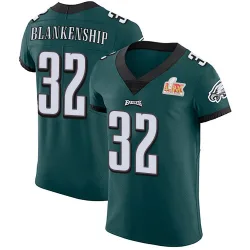 Men's Reed Blankenship Philadelphia Eagles No.32 Elite Midnight Team Color Vapor Untouchable Super Bowl LIX Jersey - Green