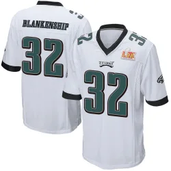 Men's Reed Blankenship Philadelphia Eagles No.32 Game Super Bowl LIX Jersey - White