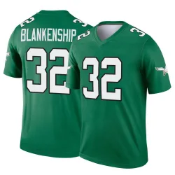 Men's Reed Blankenship Philadelphia Eagles No.32 Legend Kelly Alternate Jersey - Green