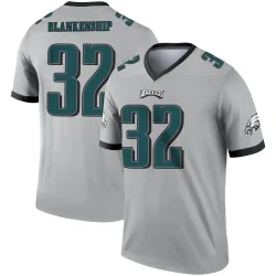Men's Reed Blankenship Philadelphia Eagles No.32 Legend Silver Inverted Jersey