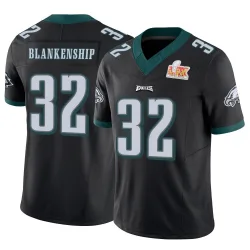 Men's Reed Blankenship Philadelphia Eagles No.32 Limited Vapor F.U.S.E. Super Bowl LIX Jersey - Black