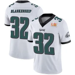 Men's Reed Blankenship Philadelphia Eagles No.32 Limited Vapor Untouchable Super Bowl LIX Jersey - White