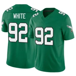 Men's Reggie White Philadelphia Eagles No.92 Limited Kelly Alternate Vapor F.U.S.E. Jersey - Green
