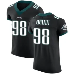 Men's Robert Quinn Philadelphia Eagles No.98 Elite Alternate Vapor Untouchable Jersey - Black