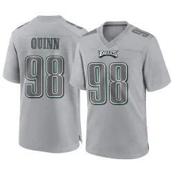 Men's Robert Quinn Philadelphia Eagles No.98 Game Atmosphere Fashion Jersey - Gray