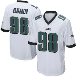 Men's Robert Quinn Philadelphia Eagles No.98 Game Jersey - White