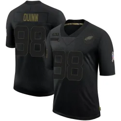 Men's Robert Quinn Philadelphia Eagles No.98 Limited 2020 Salute To Service Jersey - Black